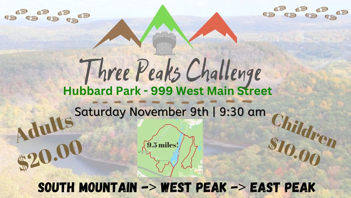 Three Peaks Challenge at Hubbard Park 