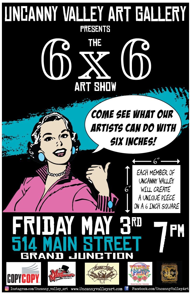 The 6x6 art show 