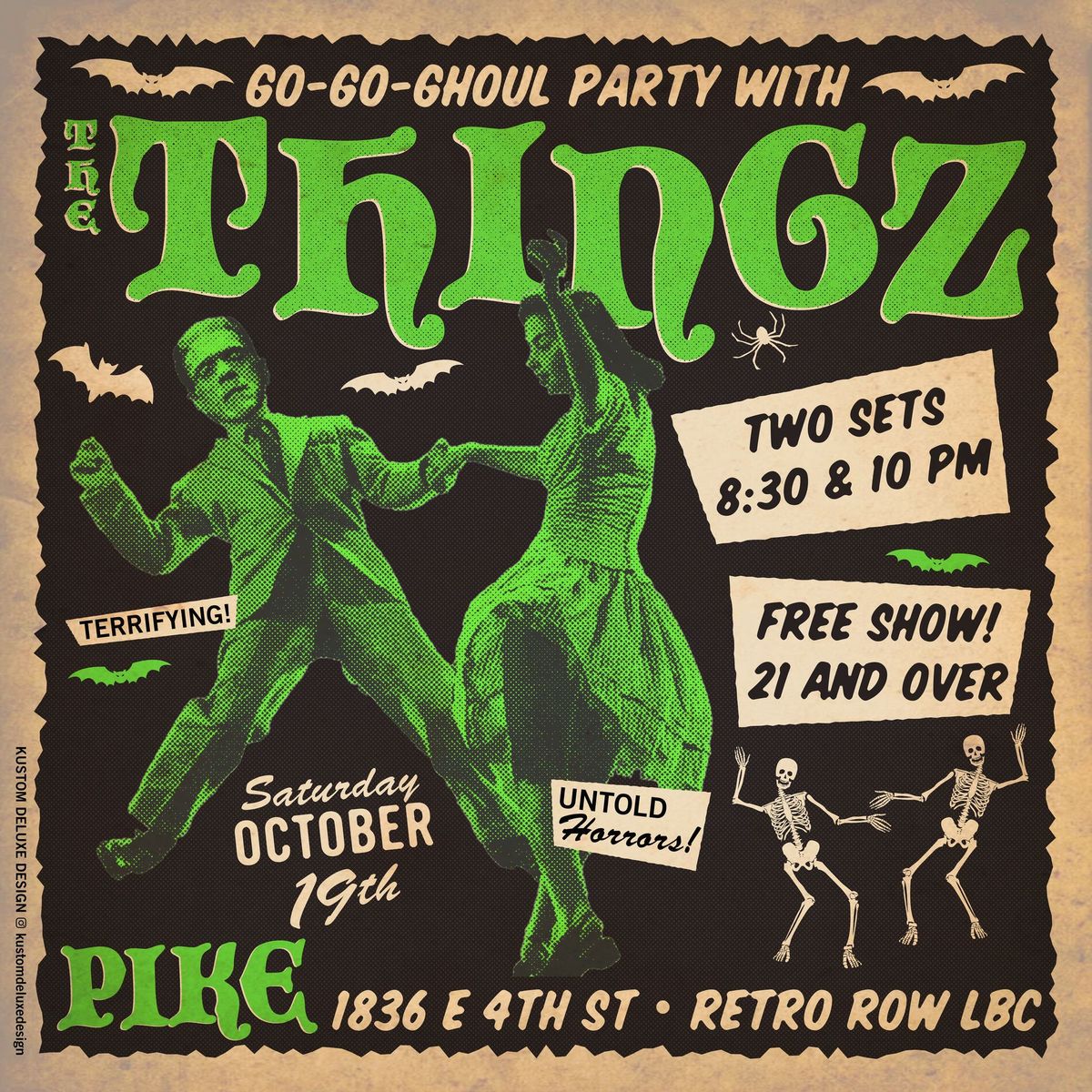 The Thingz at the Pike Go-Go Ghoul Party!