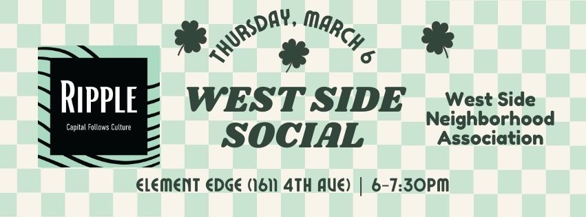 WSNA: March West Side Social + Community Brainstorming 