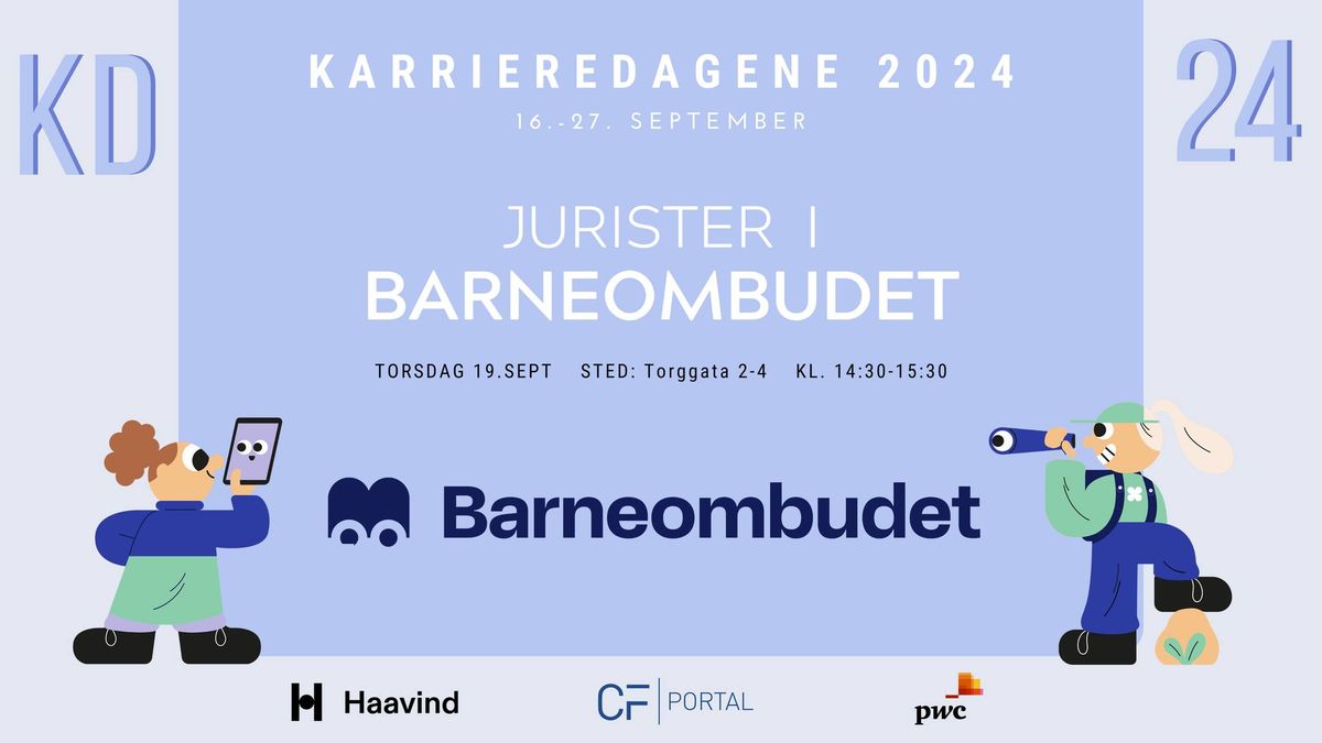 Jurister i Barneombudet - Karrieredagene 2024