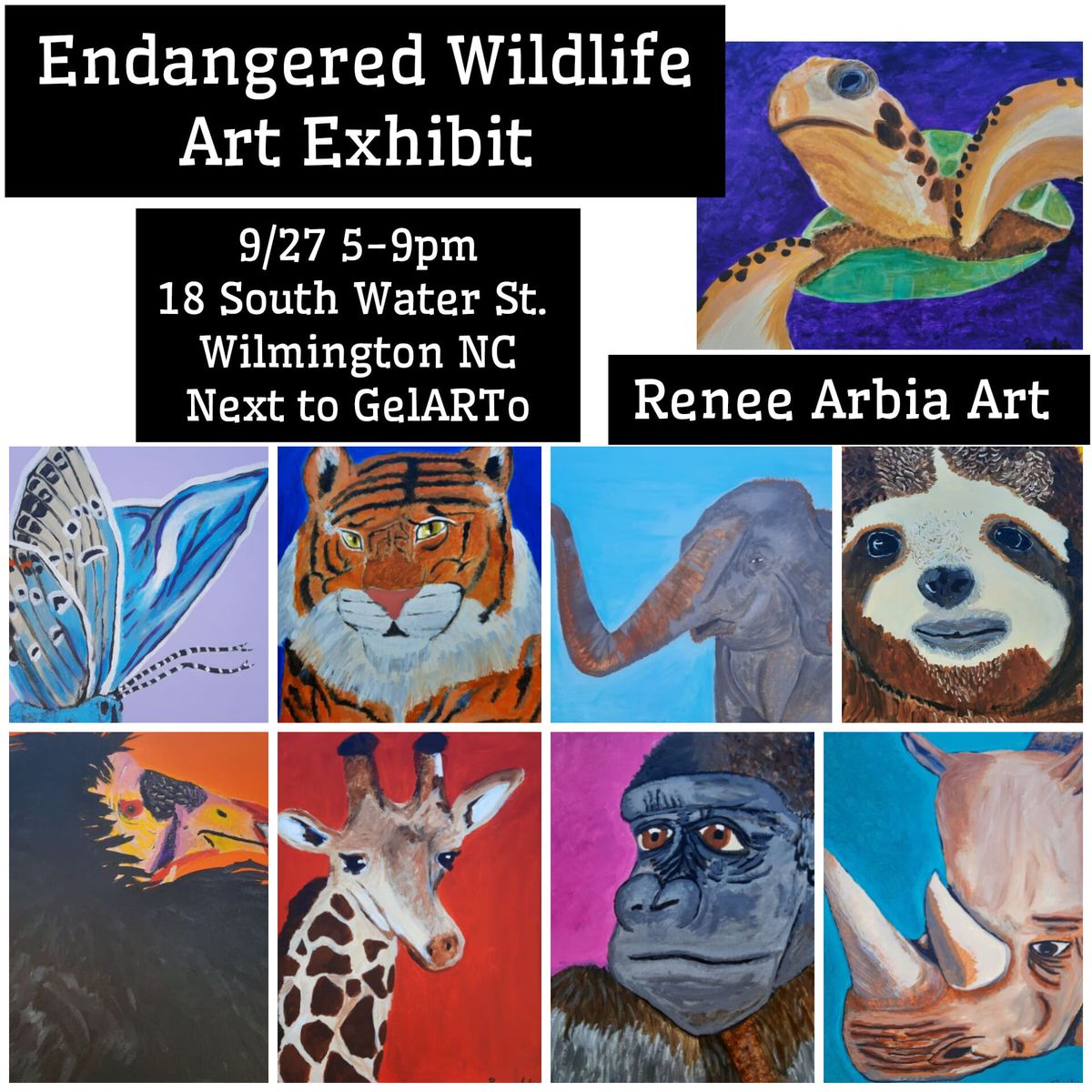 Endangered Wildlife Art Exhibit 