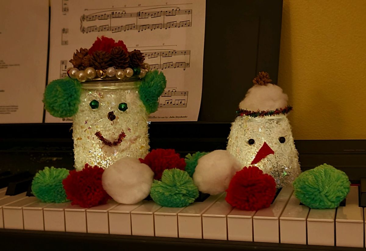 Snowman\/Snow Fairy\/Santa Lantern Craft Class     