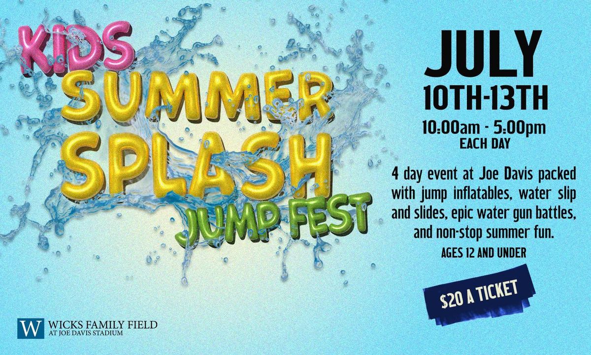 Kids Summer Splash Jump Fest 