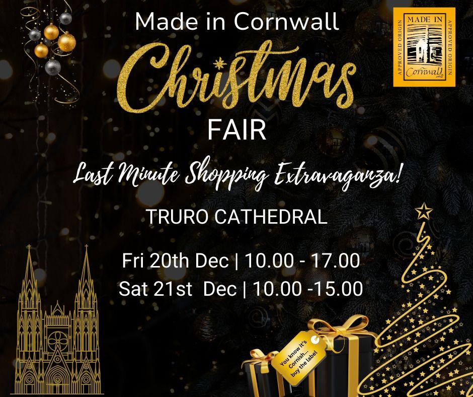 Made in Cornwall Christmas Fair - Last Minute Shopping Extravaganza!