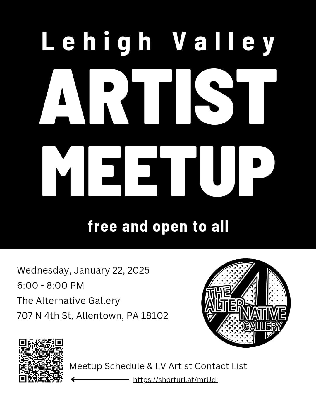 LV Artists Meetup @ The Alternative Gallery