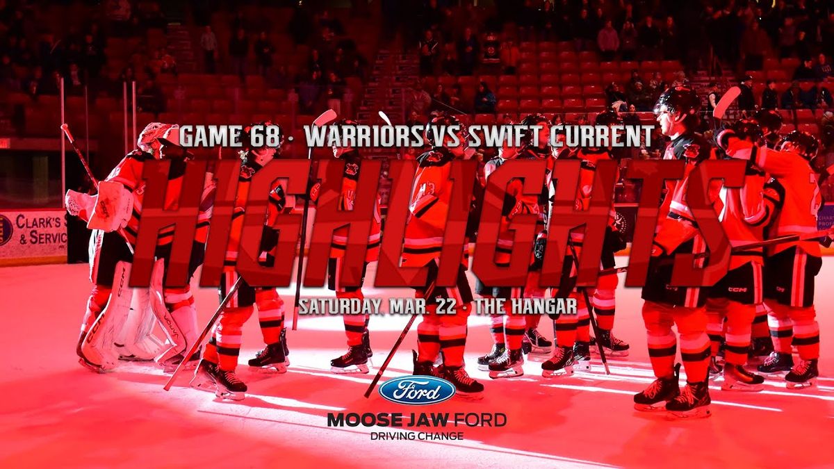 Swift Current Broncos at Moose Jaw Warriors at Temple Gardens Centre