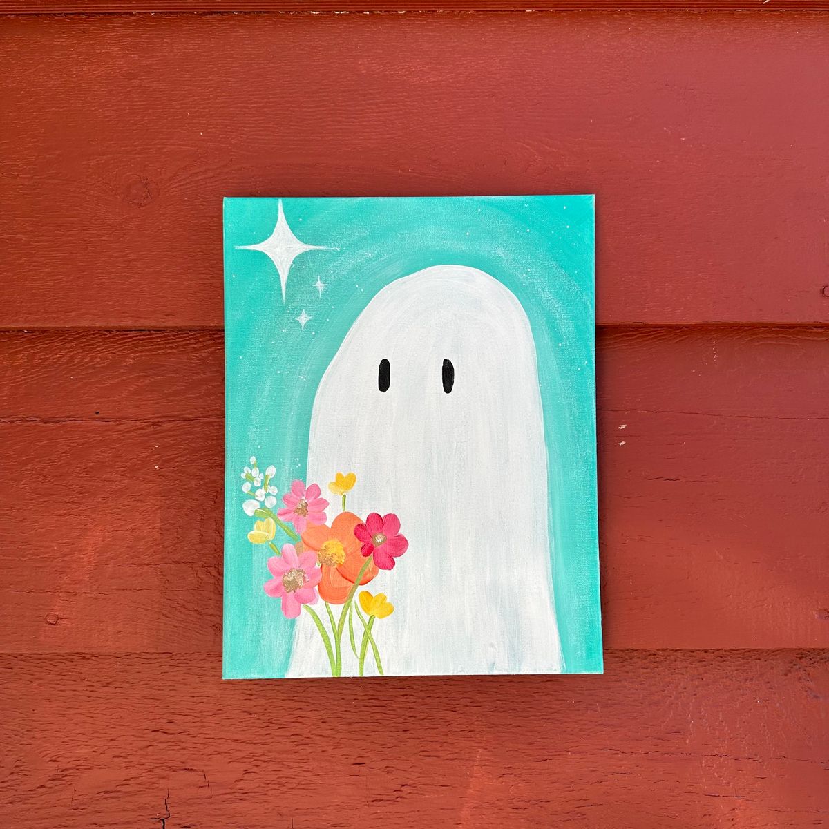 KID friendly Ghost Paint Class