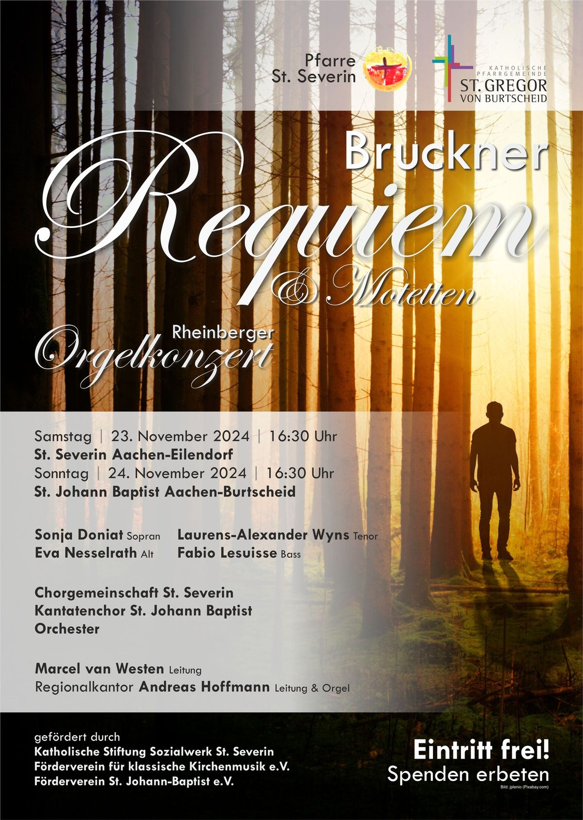 Bruckner Requiem - Rheinberger Orgelkonzert