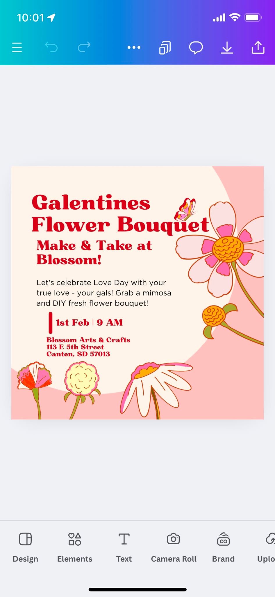 Galentines Flower Bouquet