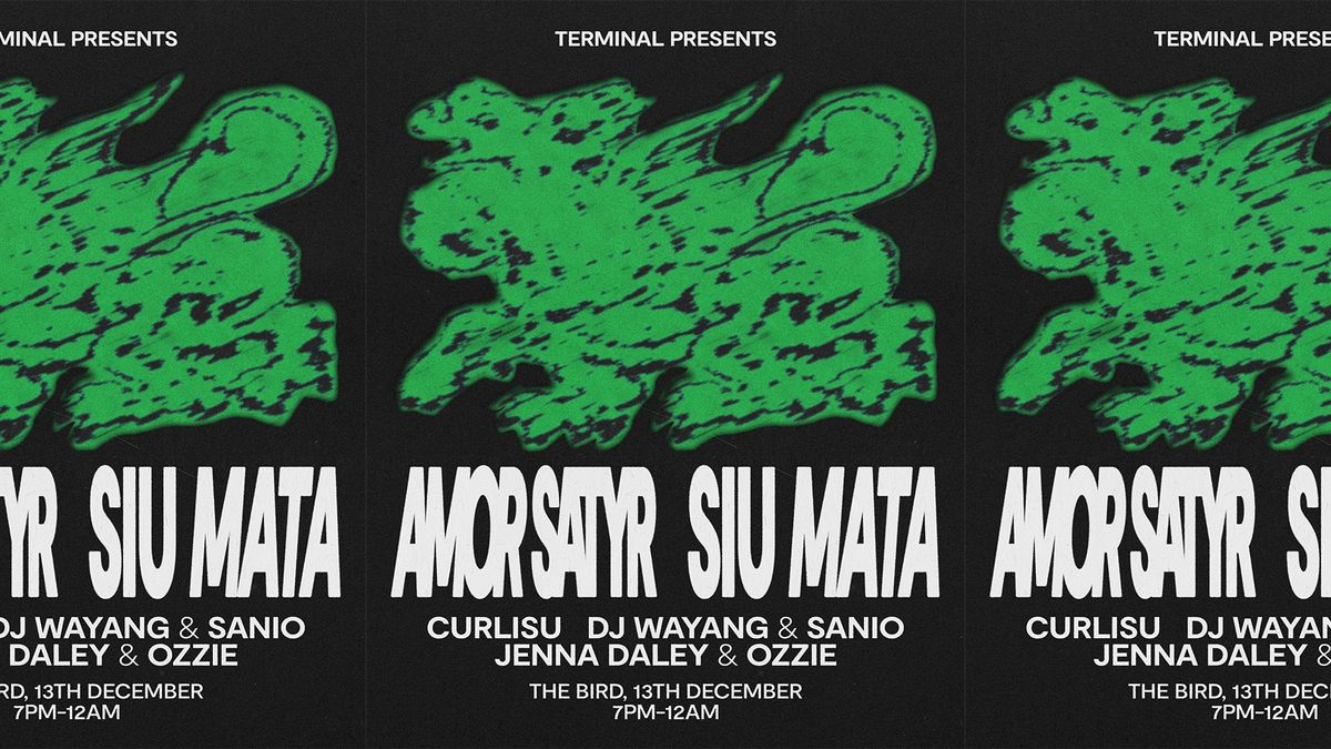 Terminal Presents: Amor Satyr & Siu Mata (Wajang, FR)