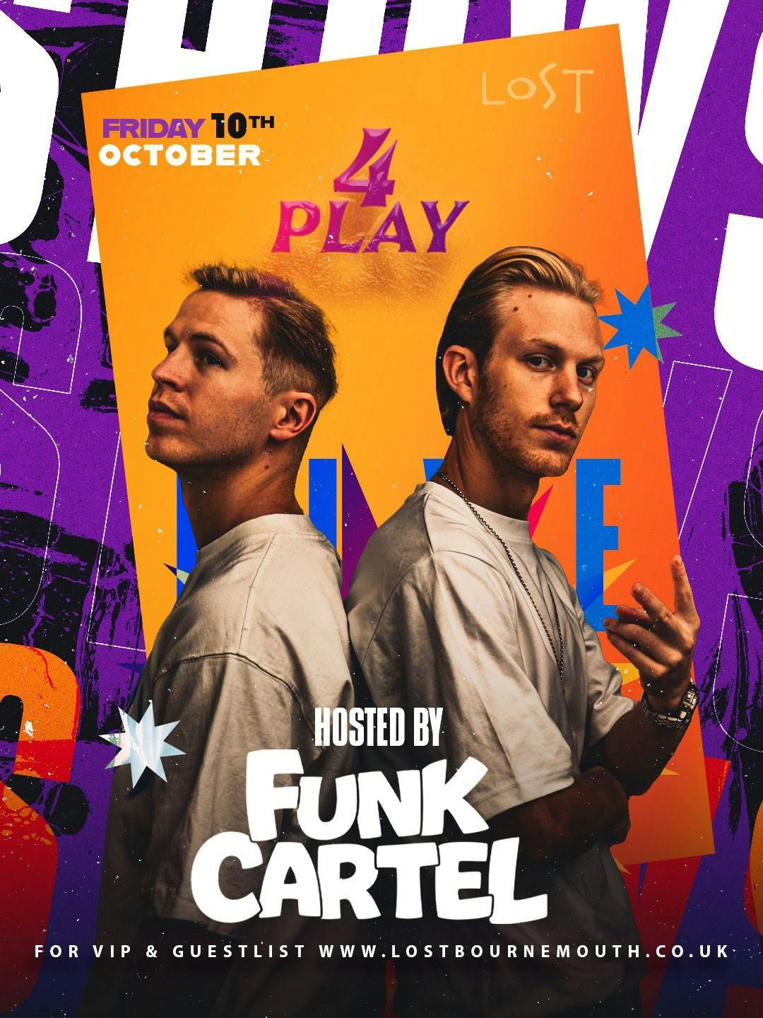 4 PLAY FRIDAYS at Lost: funk cartel live 