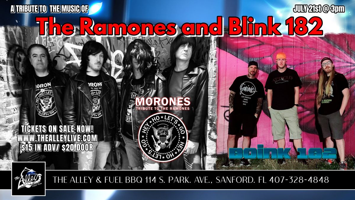 A Tribute to The Ramones and Blink 182 - The Morones and Boink 182 at The Alley in Sanford