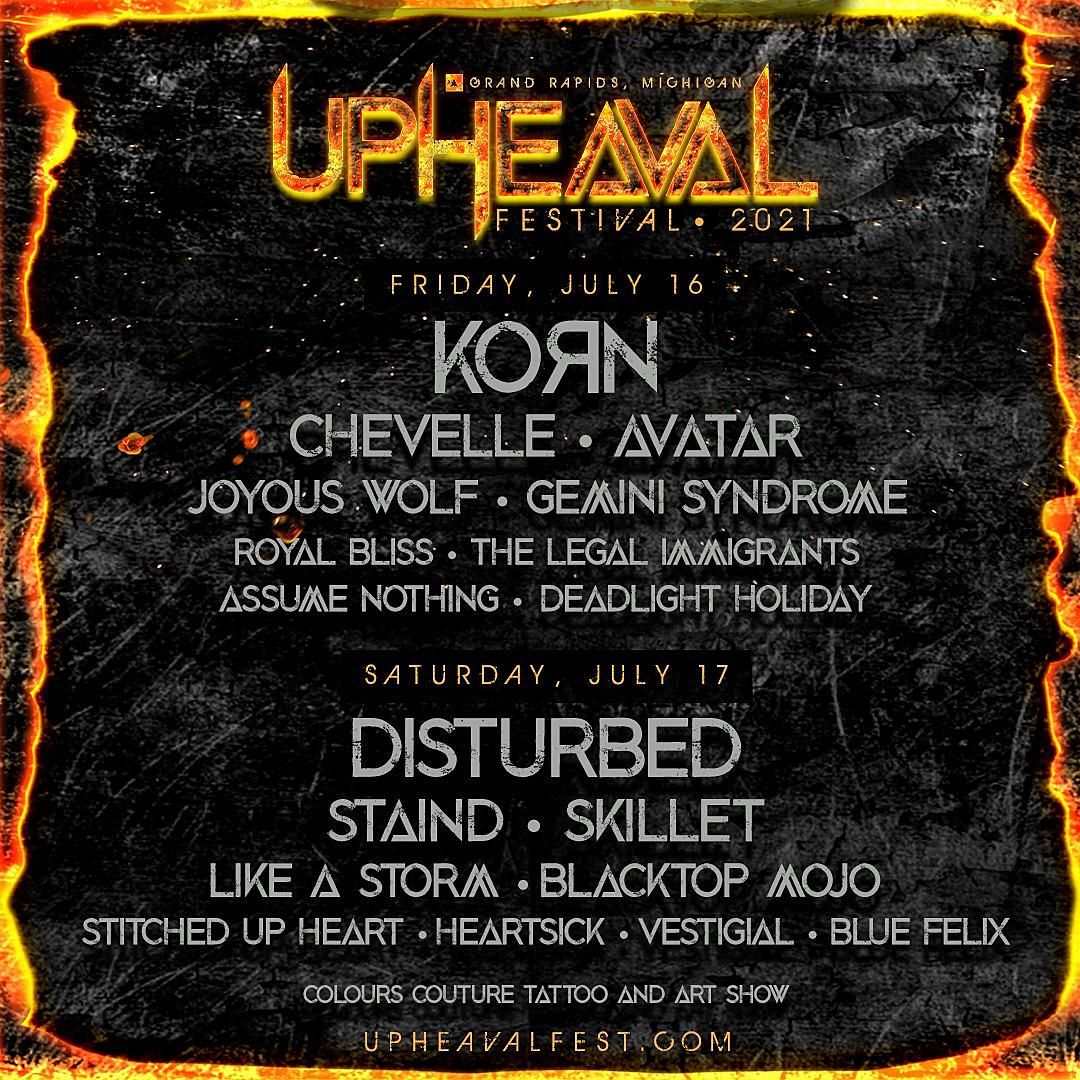 Upheaval Festival - 2 Day Pass (Concert)