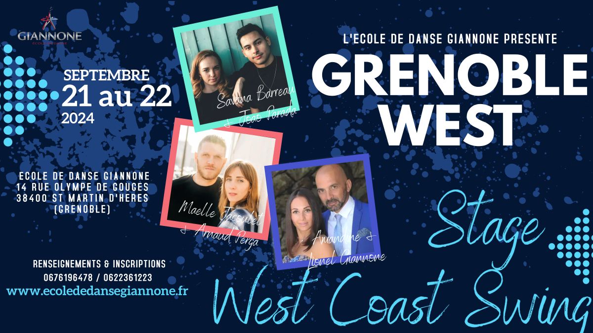 GRENOBLE WEST Stage west Coast Swing