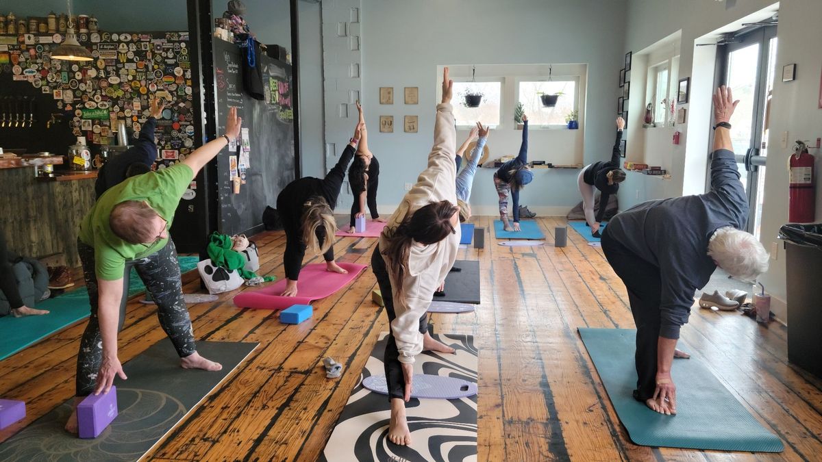 Winter Hops and Flow Yoga at Seven Railroads Brewery!