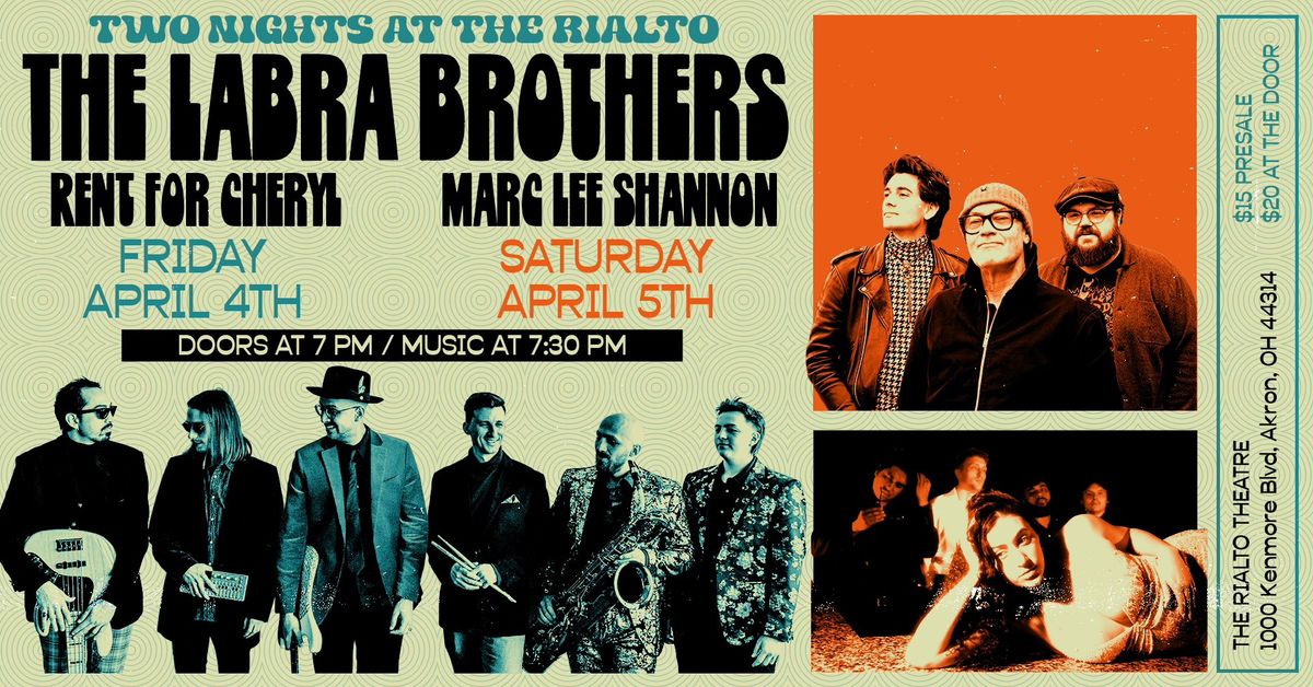 The Labra Brothers W\/ Marc Lee Shannon and The MOB Trio