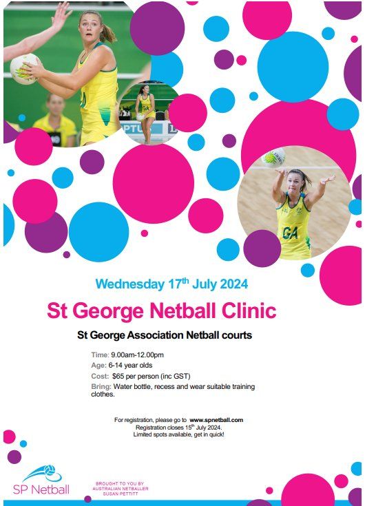 Susan Pettit Netball Clinic