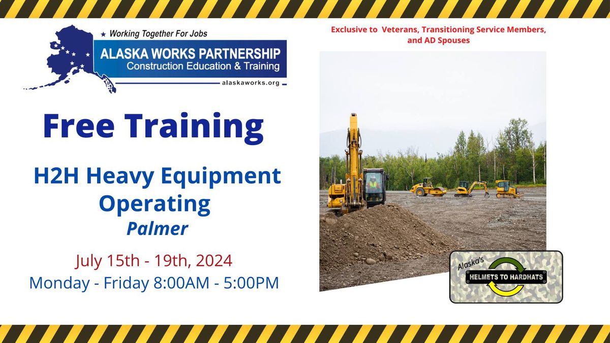 FREE Training - H2H Heavy Equipment Operating 