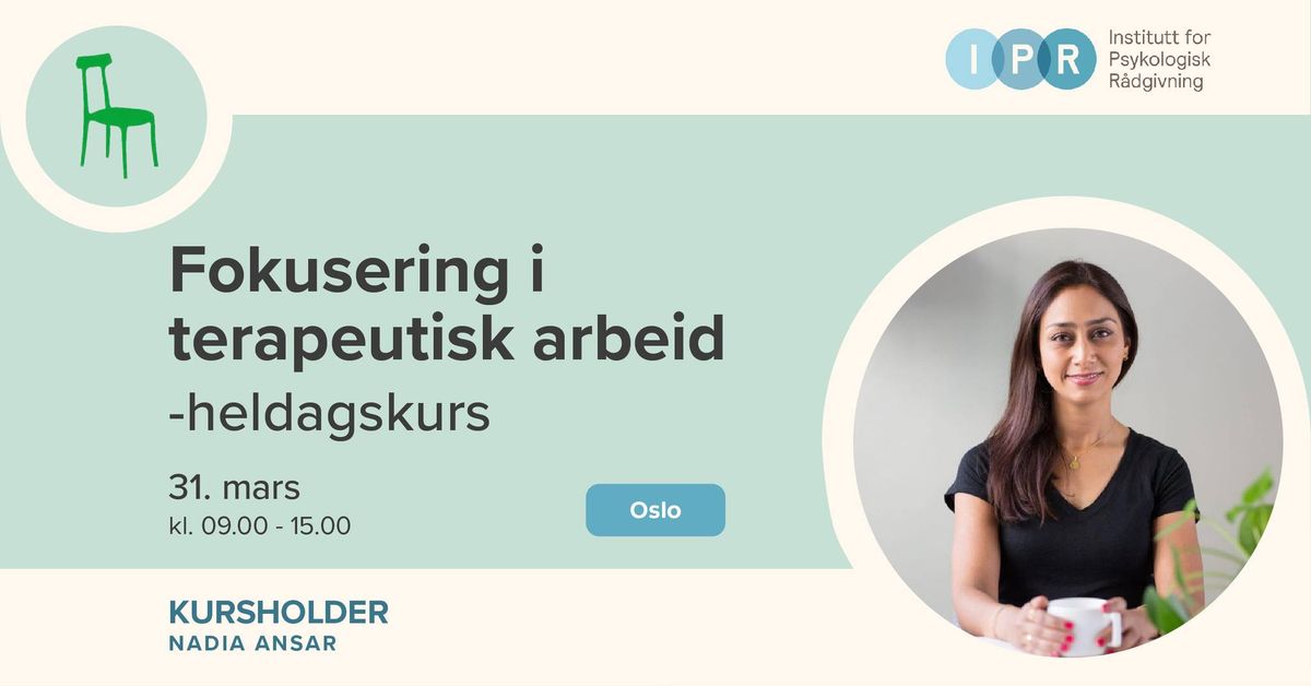  Fokusering i terapeutisk arbeid - Heldagskurs