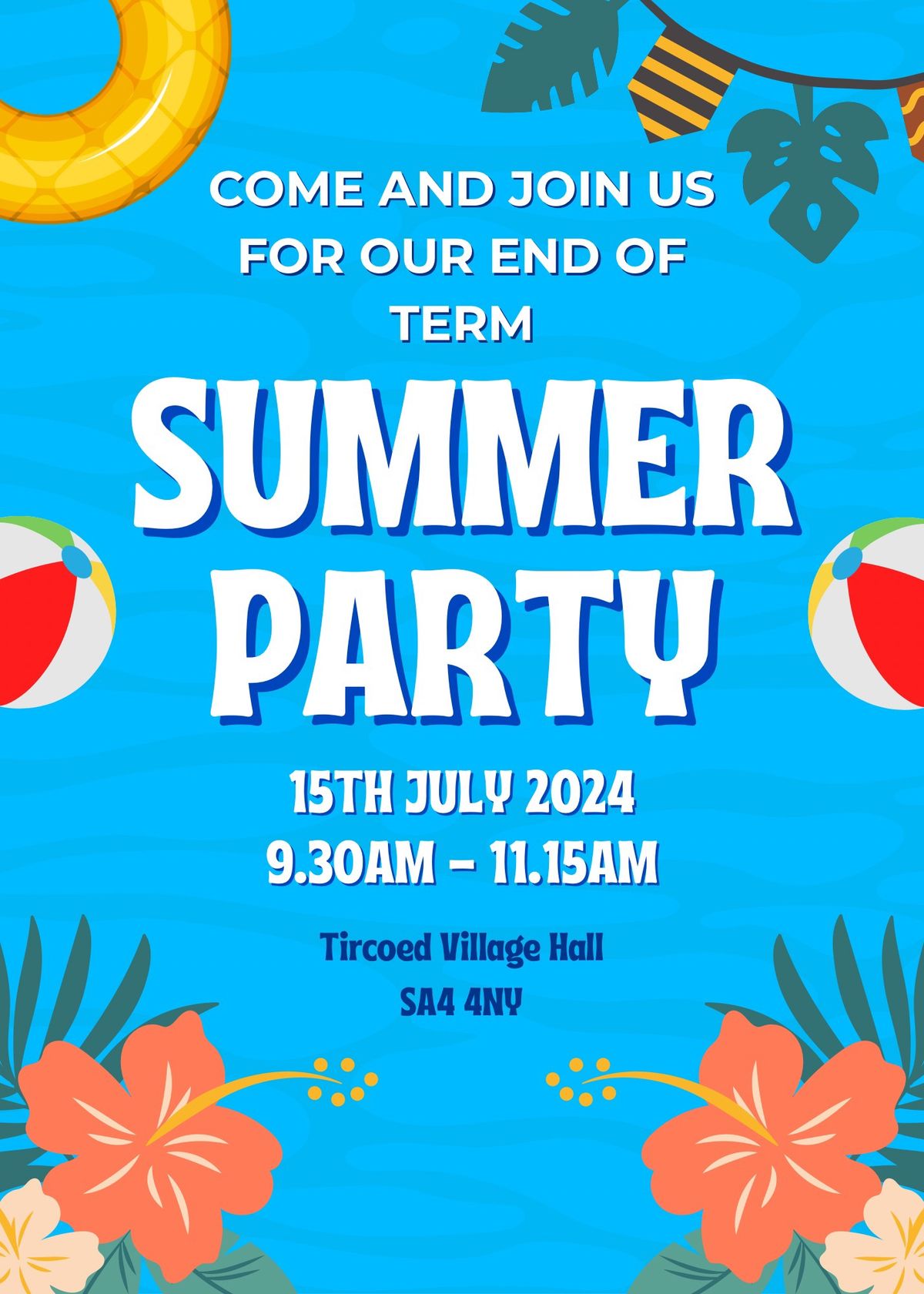 End of Term Summer Party ?\u26f1\ufe0f