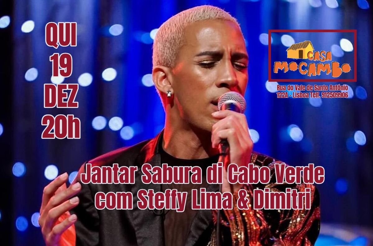 Jantar Sabura di Cabo Verde com Steffy Lima & Dimitri