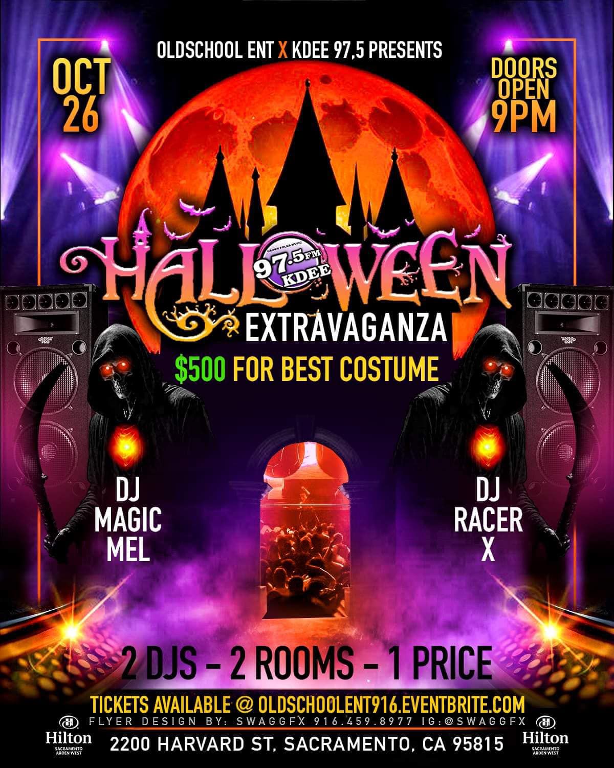 97.5 and OSE Present Halloween at The Hilton!!!