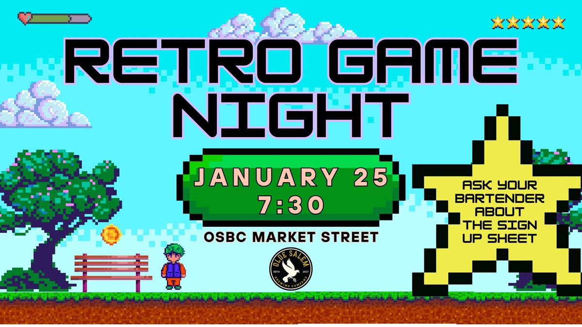 Retro Game Night on Market Street