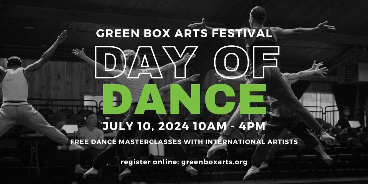 Day of DANCE! \u2728 Free Dance Masterclasses with International Artists \u2728