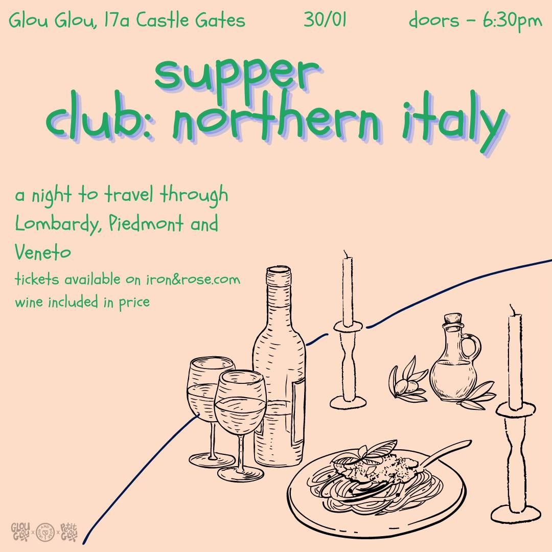 Northern Italy Supper Club - 30th of January 