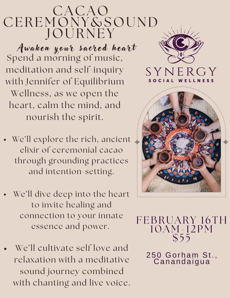 Cacao Ceremony and Sound Journey