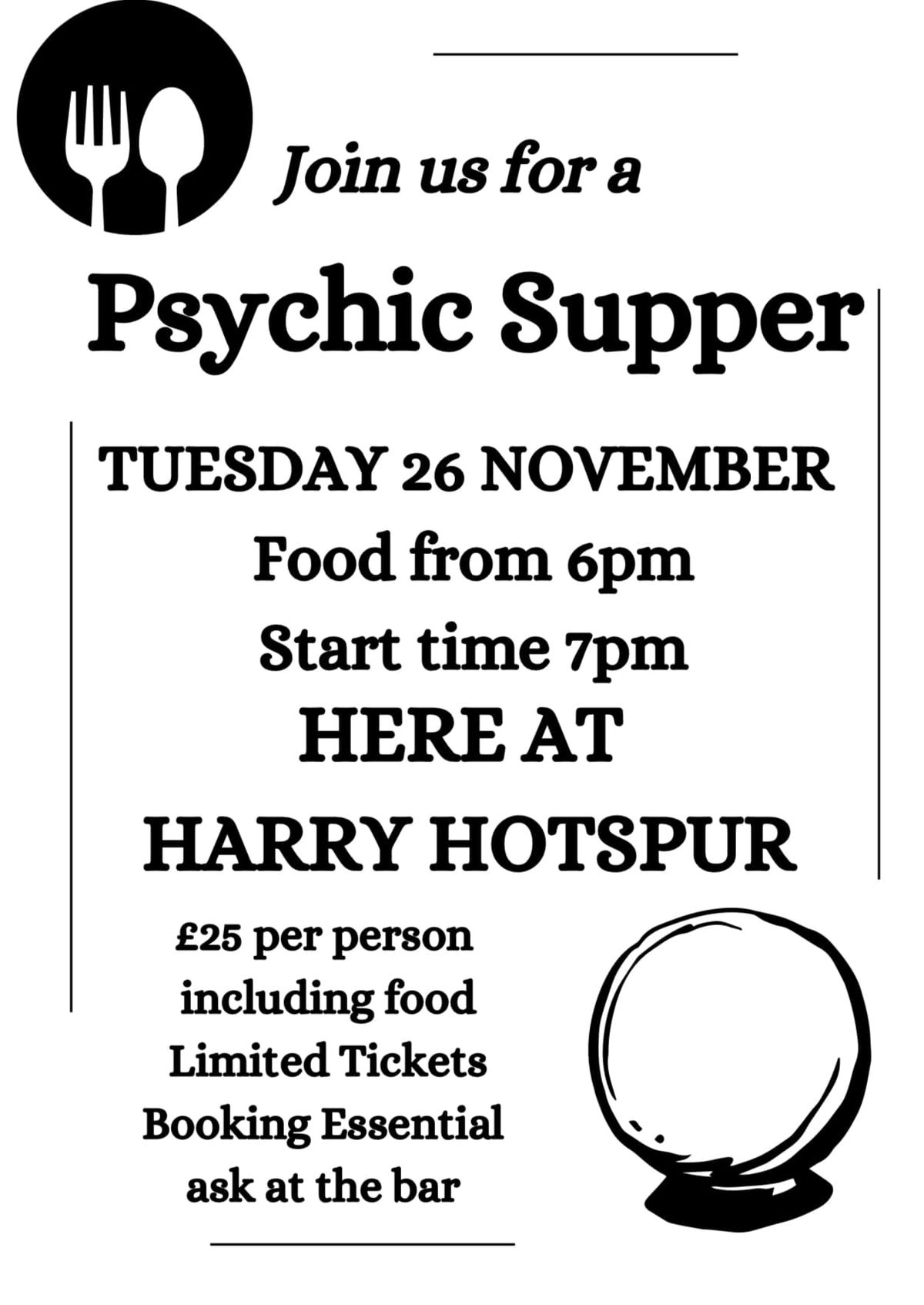 Psychic night supper 