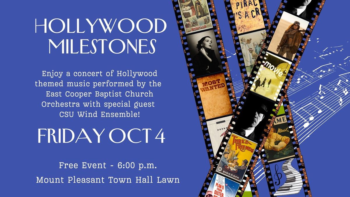 Town Hall Lawn Concert - Hollywood Milestones