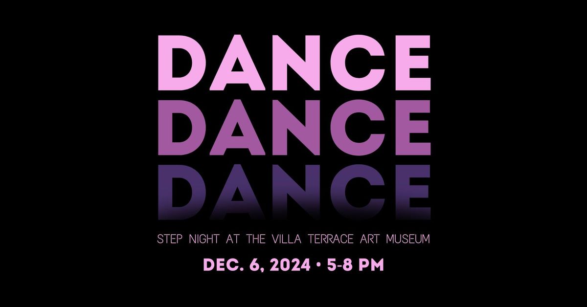 Step Night at the Villa Terrace: a night of dancing and music