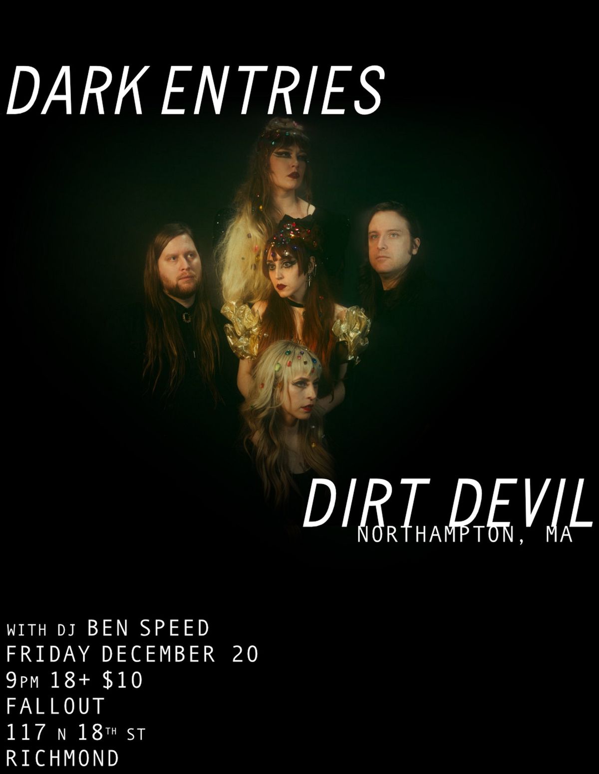 Dark Entries w\/ Dirt Devil (MA)