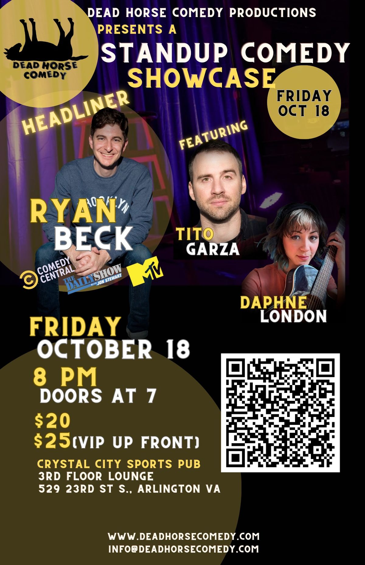 LIVE Comedy Show Starring Ryan Beck (The Daily Show)