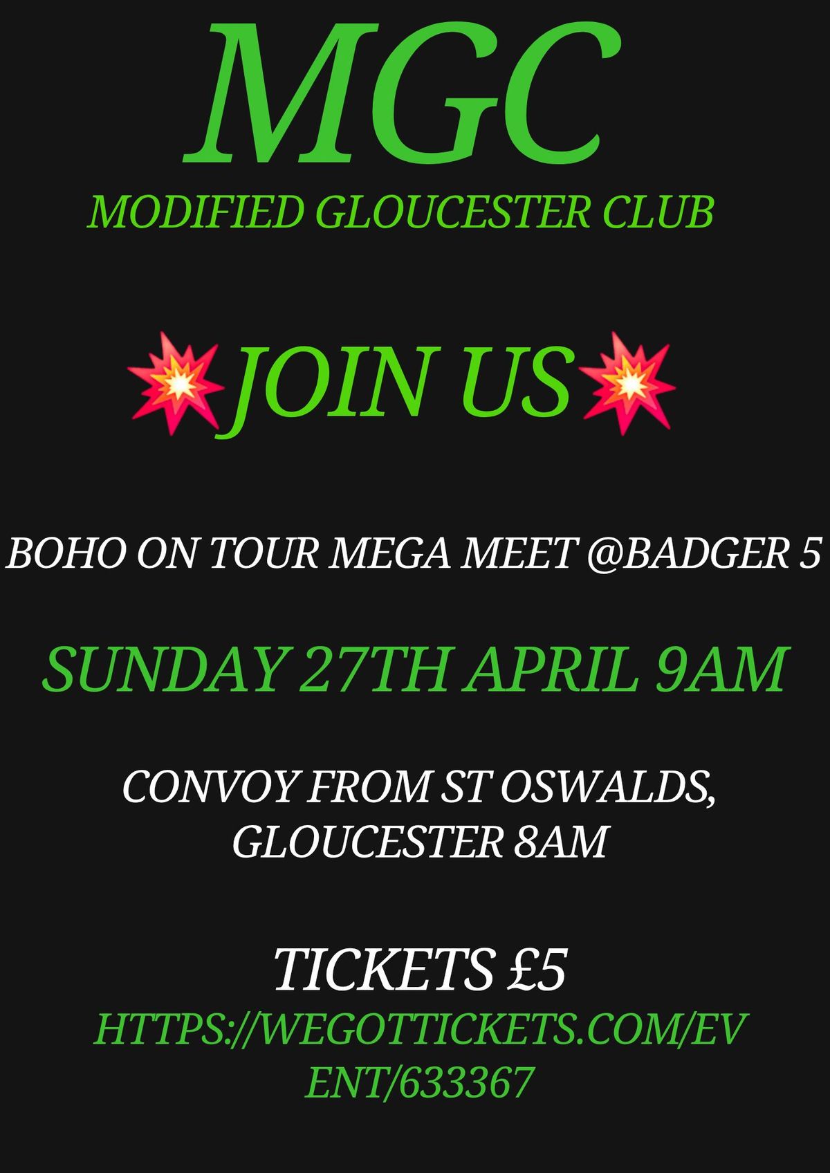 Boho mega meet at Badger 5