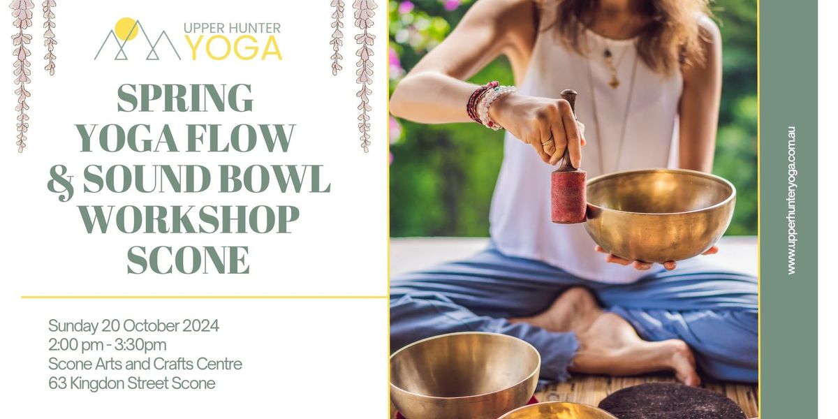 Spring Yoga Flow & Sound Bowl Workshop Scone