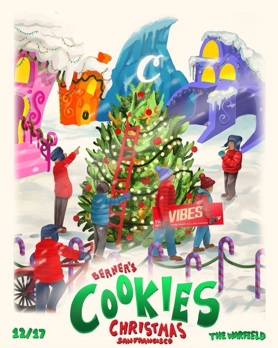 Berners Cookie Christmas at Warfield