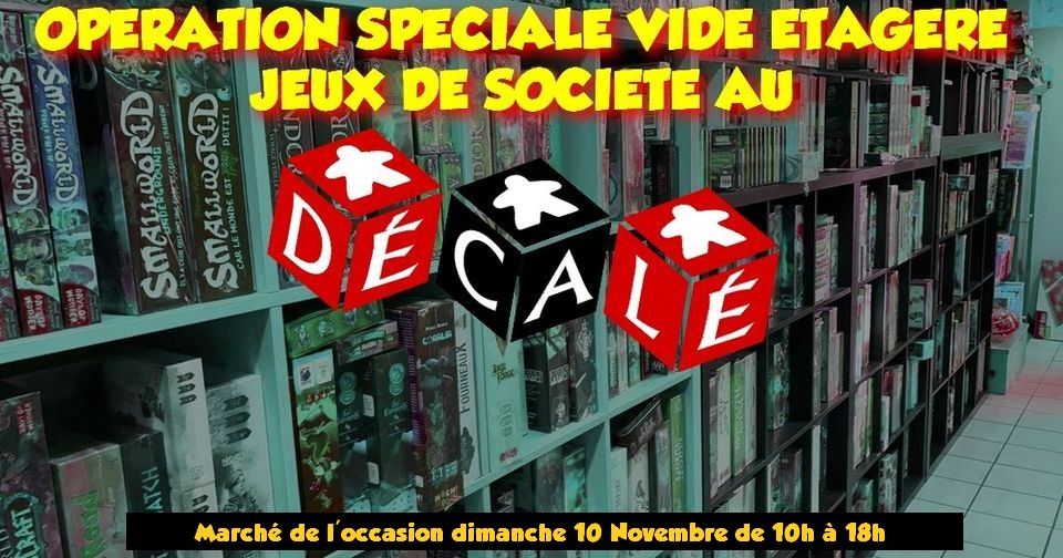 Vide Etag\u00e8re 9 : March\u00e9 aux jeux d'occasion