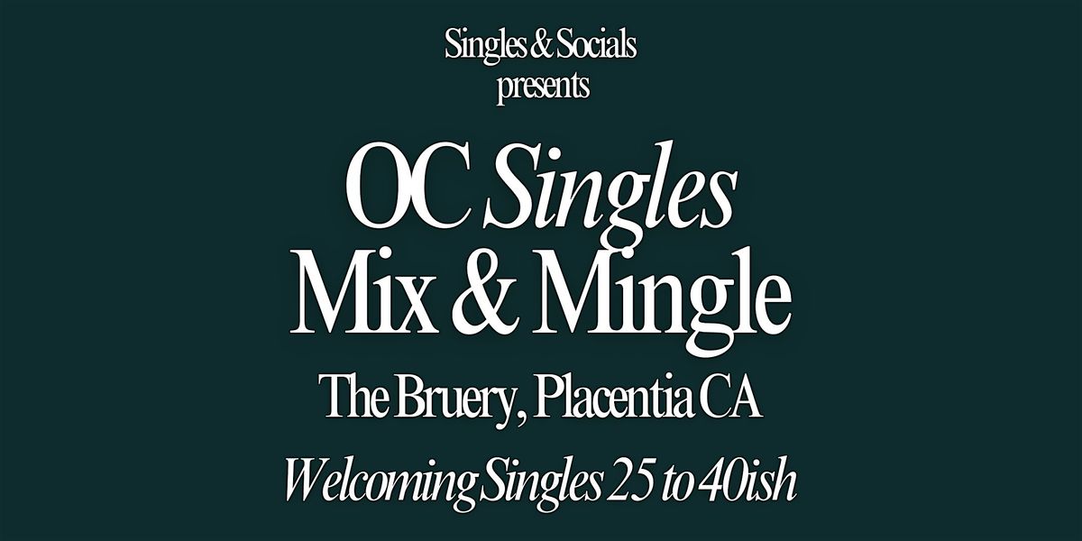 OC\u2019s Friday Night Singles Mix & Mingle