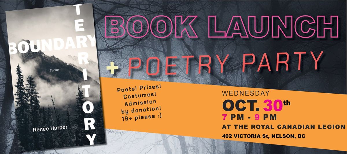 Book Launch + Poetry Party