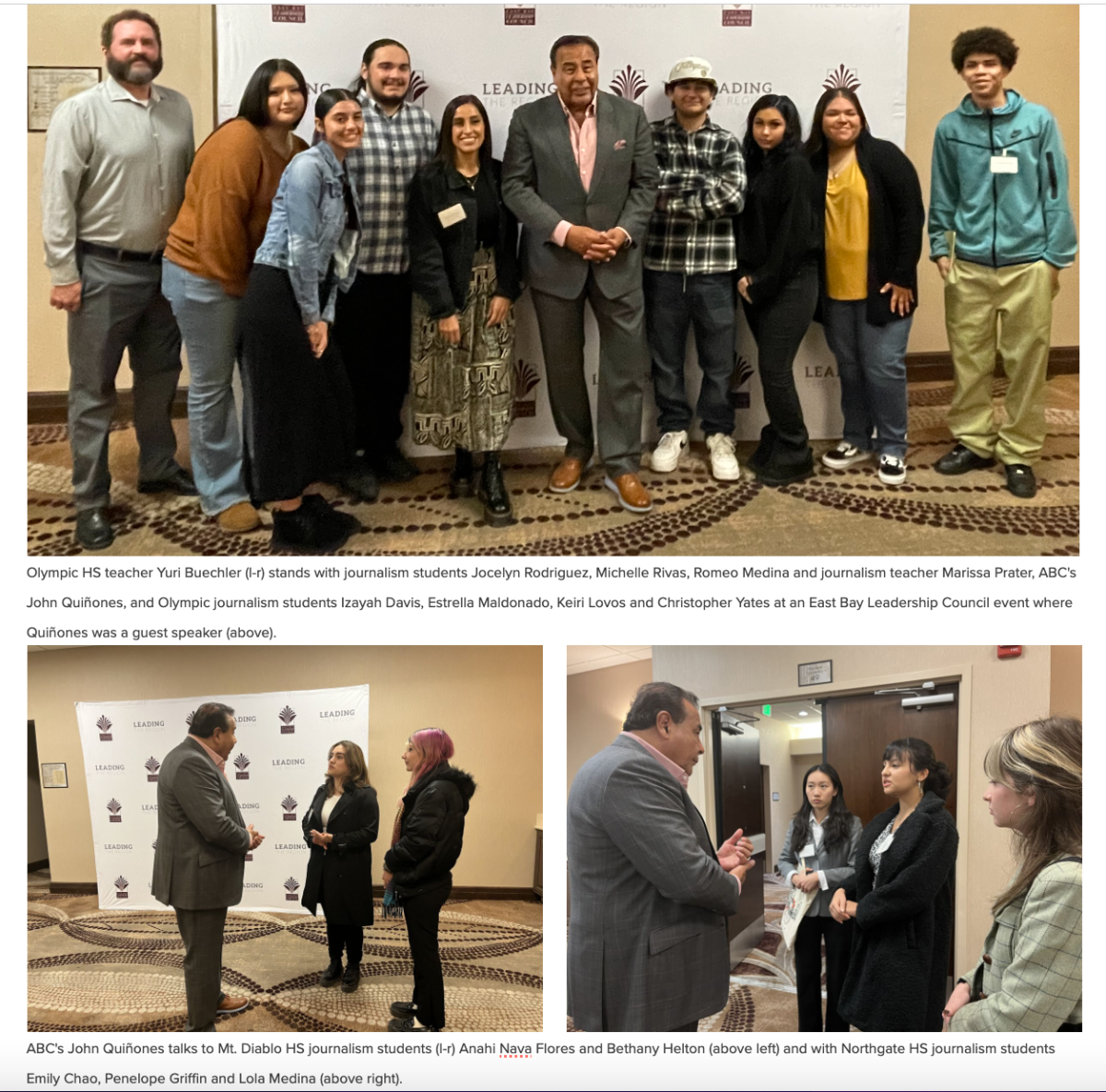 John Quinones at Edmond Town Hall