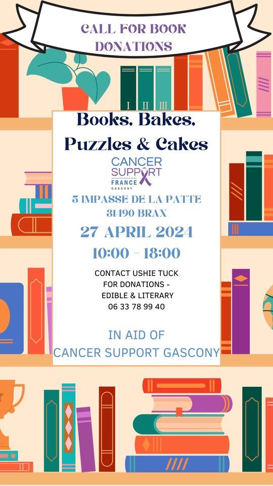 Books, Bakes, Puzzles and Cakes - Book Sale