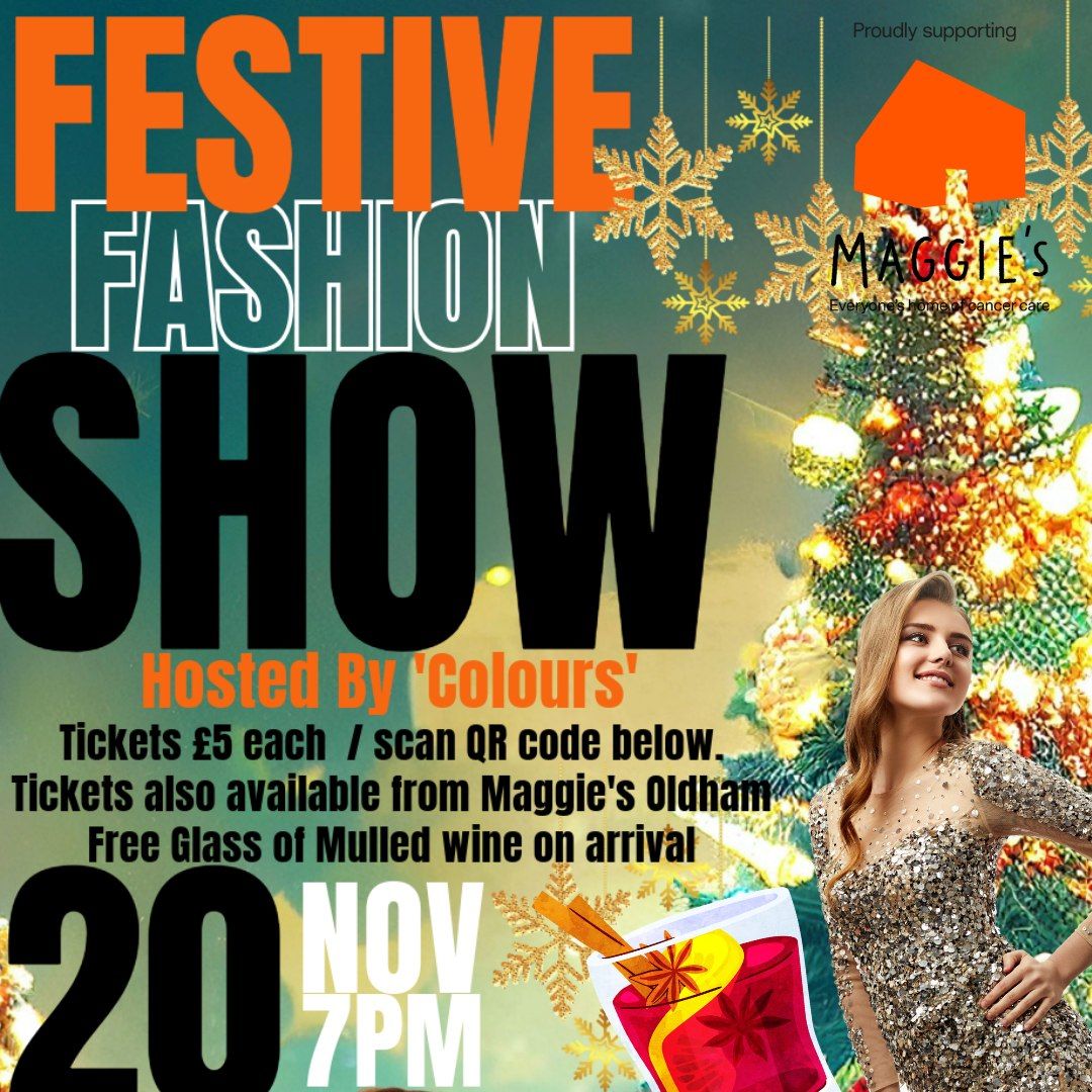 Festive Fashion Show organised by Maggie's Oldham Volunteer Fundraising Group