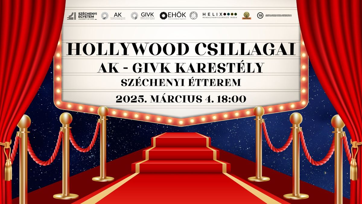 [SOLD OUT] AK-GIVK Karest\u00e9ly - Hollywood Csillagai