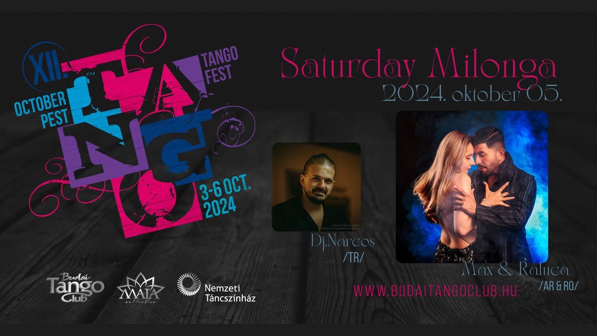 XII.Okt\u00f3berPestTangoFest Saturday Grand Milonga - Budapest - SZOMBAT