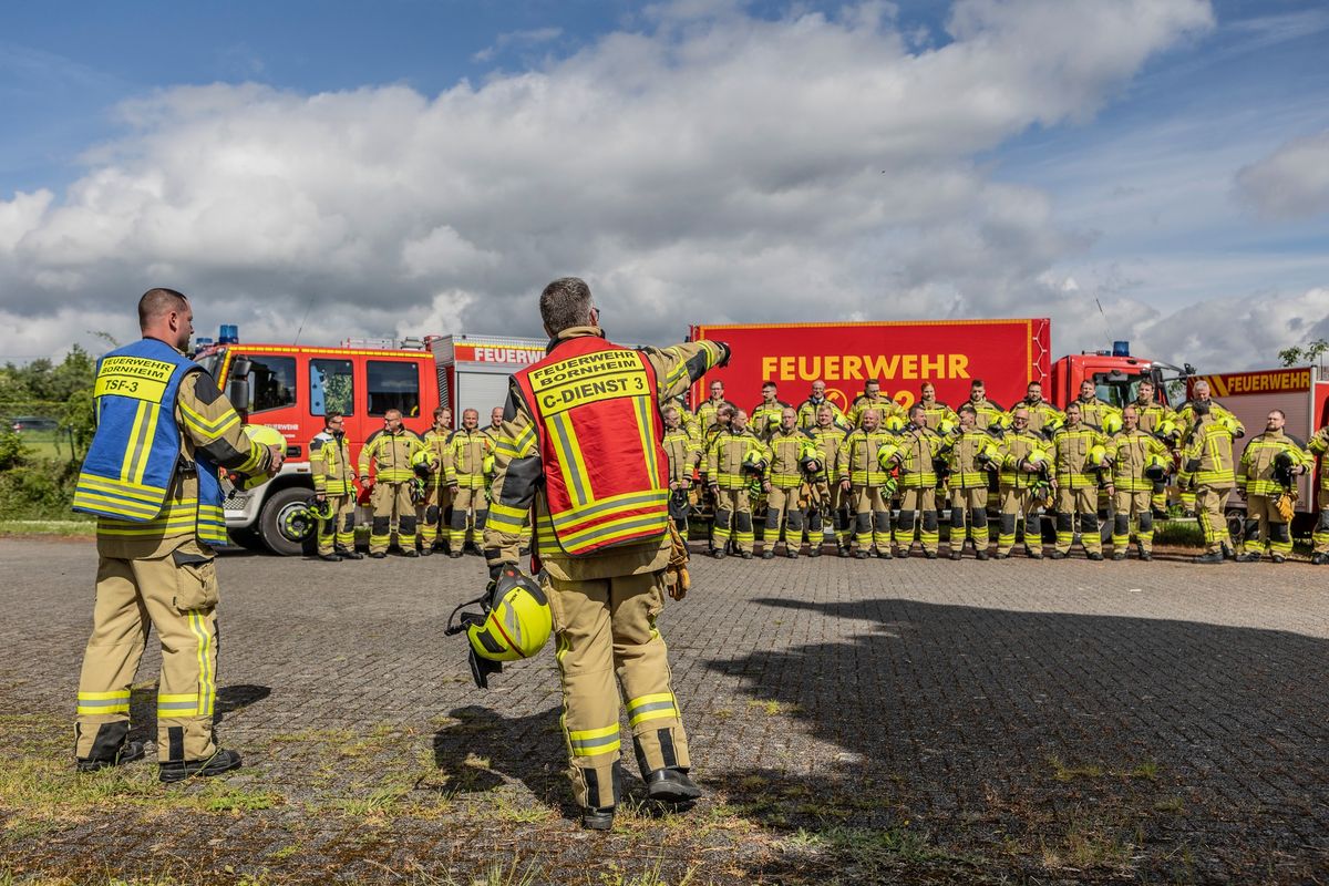 Jubil\u00e4um 125 Jahre Freiwillige Feuerwehr Bornheim, L\u00f6scheinheit Merten