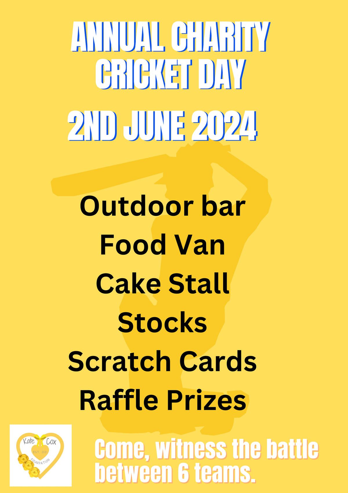 Kate Cox Charity Cricket Day