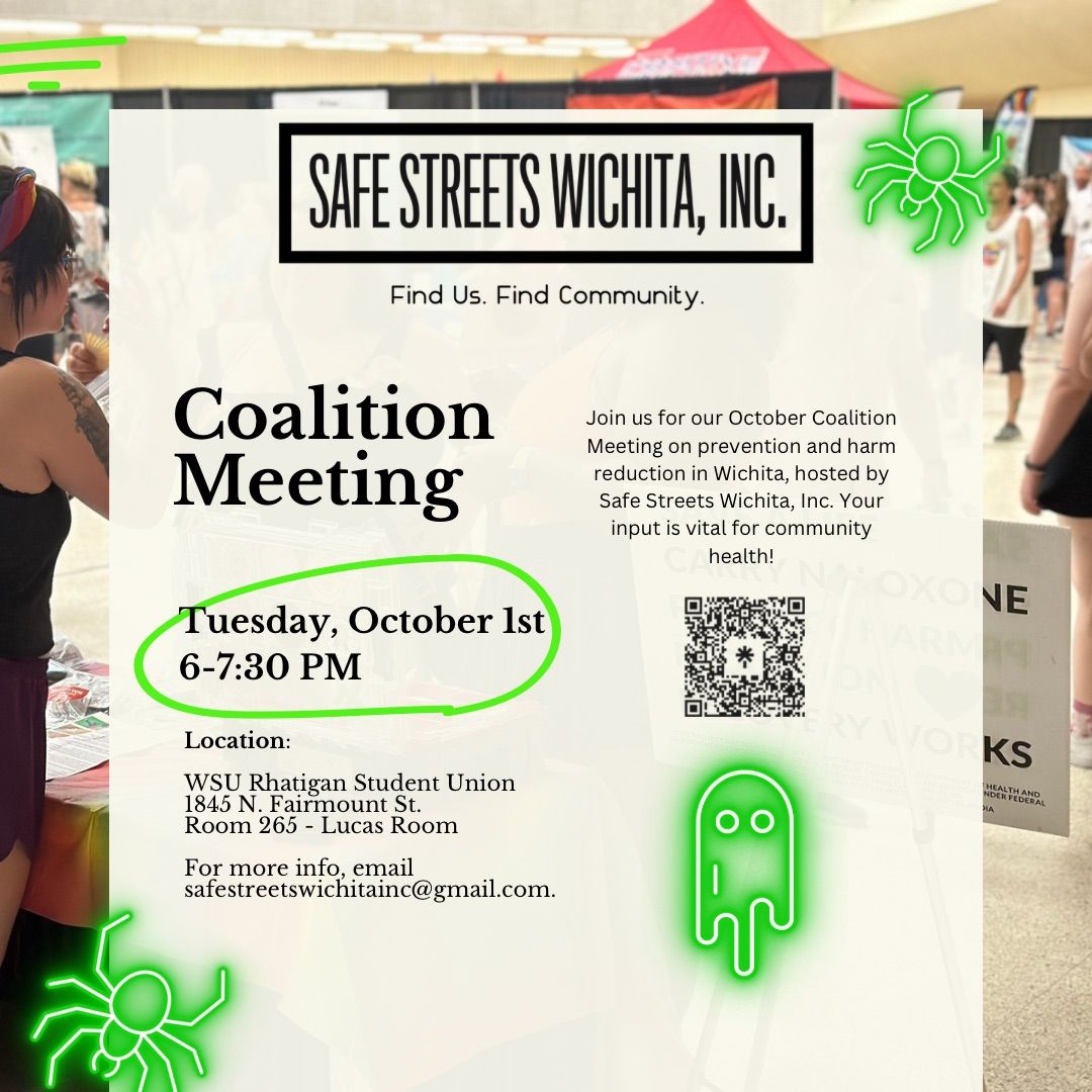 Join Our October Safe Streets Wichita, Inc. Coalition Meeting!